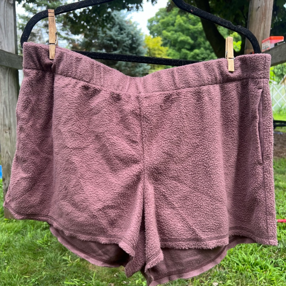 Fuzzy Aerie shorts